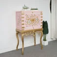 thumbnail image 4 of Gabinete de curiosidades pintado de madera maciza, armario multifuncional de lujo, decoración de gabinete de vino, tocador, 4 of 4