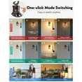 thumbnail image 5 of OPAXIS Motion Sensor Outdoor Porch Lights, 2 Pack Oil Rubbed Bronze Exterior Light Fixture, Dusk to Dawn Outdoor Lighting Wall Mount for Patio, Garage, 5 of 9