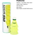 thumbnail image 2 of Yonex Mavis 350 Green Cap Nylon Shuttlecock (Yellow), 2 of 4