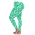 thumbnail image 2 of White Mark Women's Plus Size Casual Leopard Print Leggings, 2 of 4