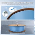 thumbnail image 4 of 3D Printing Filament Basic PLA Filament 1.75mm 300mm/s 1kg Cardboard Spool Dimensional Accuracy +/- 0.03 mm Fit Most 3D FDM Printer-Light Blue, 4 of 7