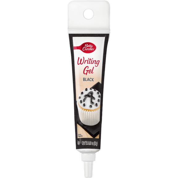 Betty Crocker Black Writing Gel, 0.67 Ounces, Frosting & Icing, Gluten Free, Certified Kosher