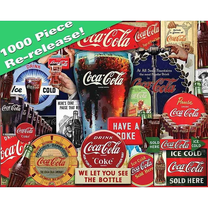 Coca-Cola Decades of Tradition Classic 1000 pc Jigsaw Puzzle Springbok 33-10679 