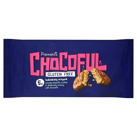 Prewett s Chocoful Gluten Free Biscuit Bars 5x20g