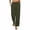 Green, variant on High Waist Stretch Cargo Pants Women Fleece Lined Baggy Multiple Pockets Straight Leg Relaxed Fit Pants