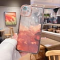 thumbnail image 3 of Cute Case Compatible for iPhone 11 Cloud Case with Camera Protective Soft TPU Shockproof Crescent Moon Phone Case for iPhone 11 6.1 inch Women Girls Orange, 3 of 12