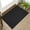 Black/Dark Grey-2' x 3' (Rectangular), variant on Black 2x4 Entry Runner Rug Small Washable Runners For Entryway Non Slip Door Mat Indoor Entrance Front Porch Carpet Foyer Kitchen Bedroom Bathroom Black/dark Grey