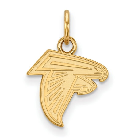 Falcon Logo Charm - Atlanta Falcons Gold-Plated Extra Small Logo Charm - No Size