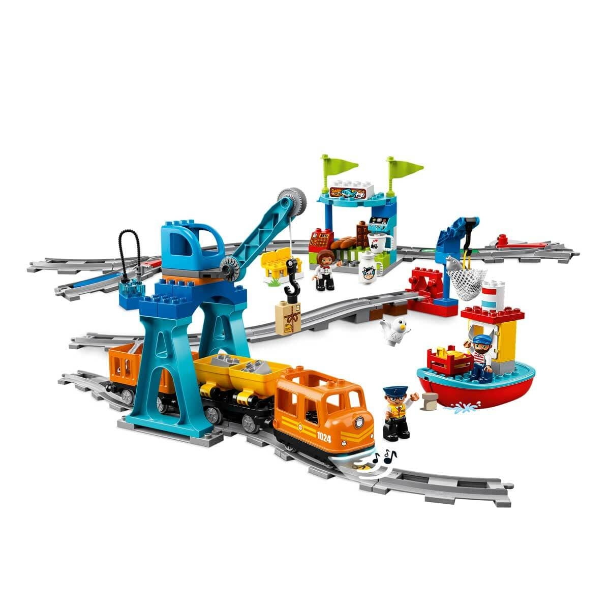 svag Som regel Mirakuløs LEGO Duplo Town Cargo Train 10875 - Walmart.com