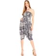 thumbnail image 5 of Sakkas Valdis Women's Boho Harem Loose Baggy Jumpsuit Pants Elephant Smock Elastic - E-Navy - One Size, 5 of 5
