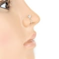 thumbnail image 2 of Ayyufe No-piercing Ear Lip Hoop Ring Women Chic Fake Nose Clip, 2 of 4