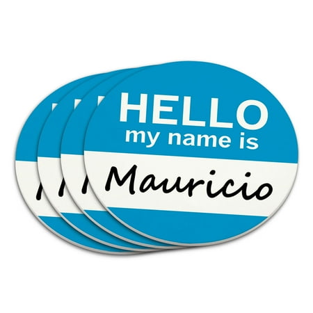 

Mauricio Hello My Name Is Coaster Set