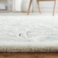 thumbnail image 4 of SAFAVIEH Metro Elvina Floral Area Rug, Grey/Ivory, 6' x 6' Square, 4 of 8