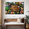 thumbnail image 3 of Elephant Stock Italian Cooking Wall Art - Horizontal Canvas Wall Art - Dining Room Wall Decor - Hobbies And Lifestyle Canvas - Brown And Teal Decor - 51" x 34", 3 of 8