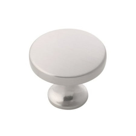 Hickory Hardware Forge Collection Cabinet Knob 1-3/8 Inch Diameter Satin Nickel Finish