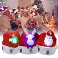 thumbnail image 2 of gorra de luz led de navidad/gorro de fiesta de muñeco de nieve de santa alce/regalos de navidad suministros de fiesta Gao Jiahui unisex, 2 of 2
