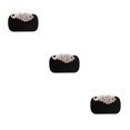 thumbnail image 3 of Qarigey Bolso de mano de moda y funcional para viajeros con estilo Bolsos de noche Embragues Monedero Conveniente Ligero Durable negro Pavo Type1 NO1, 3 of 6