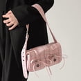 thumbnail image 7 of JennyShop  Single Shoulder Crossbody Bag, Hot Sale Mini Ballet Style Bow Pleated Underarm Bag, Cute Niche and Simple Bag, 7 of 7