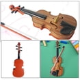 thumbnail image 3 of TABLZONE 1 Set Kids Violin Beginner Wooden Instrument With Light Brown Color For Home Enjoyment, 3 of 8