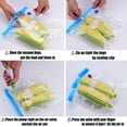 thumbnail image 2 of TETOU Lot de 15 Sacs sous Vide avec Pompe Sacs sous Vide Réutilisables Sacs de Congélation Sacs de Rangement pour Aliments Trousse sous Vide, 2 of 6