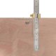 thumbnail image 5 of Brass Steel Ruler with Wood Positioning Block - 300mm Measuring Tool (Golden), 5 of 5