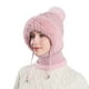 thumbnail image 1 of 3 In 1 Knitted Hat For Women With Scarf And Mask Fall Winter Warm Knitted Ski Scarf And Mask, 1 of 5