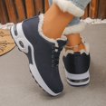 thumbnail image 5 of Uobin Women Winter Lace-Up Sneakers Warm Lined Thick Sole Casual Sports Shoes Fall Daily Wear, 5 of 7