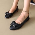 thumbnail image 3 of Mostsola Flats for Women Wedding Business Dress Shoes Slip on Pointed Toe Bowknot Walking Shoes, 3 of 8