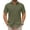 Army Green, variant on COOFANDY Men's Untucked Dress Shirts Short Sleeve Button Down Shirts Casual Business Shirts