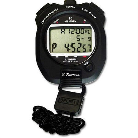 Emerson 16-Memory Stopwatch