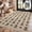 Beige & Black, variant on Fnova 2'x6' Washable Runner Rug, Non-Slip OEKO-TEX Certified Jute Rug with Scalloped Edge for Kitchen, Hallway, Entryway, Bedroom, Living Room & High Traffic Areas