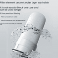 thumbnail image 2 of 23 nuevo filtro purificador de agua para grifo, eliminación de cloro, agua del grifo para uso doméstico, prefiltro para beber directamente en la cocina, universal, 2 of 4