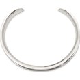 thumbnail image 2 of Sterling Silver 8.5mm Cuff Bangle Made In Thailand qb323, 2 of 5
