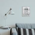 thumbnail image 2 of Stupell Industries Life's Better At Cabin Phrase Rural Forest Home Gray Framed by Kim Allen, 2 of 8
