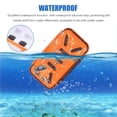 thumbnail image 2 of Greeniant Caja de almacenamiento de aparejos de pesca con compartimentos, contenedor de gran capacidad, accesorios de plástico Flexible para exteriores, Pescar naranja METRO Greeniant OD009455-02, 2 of 6