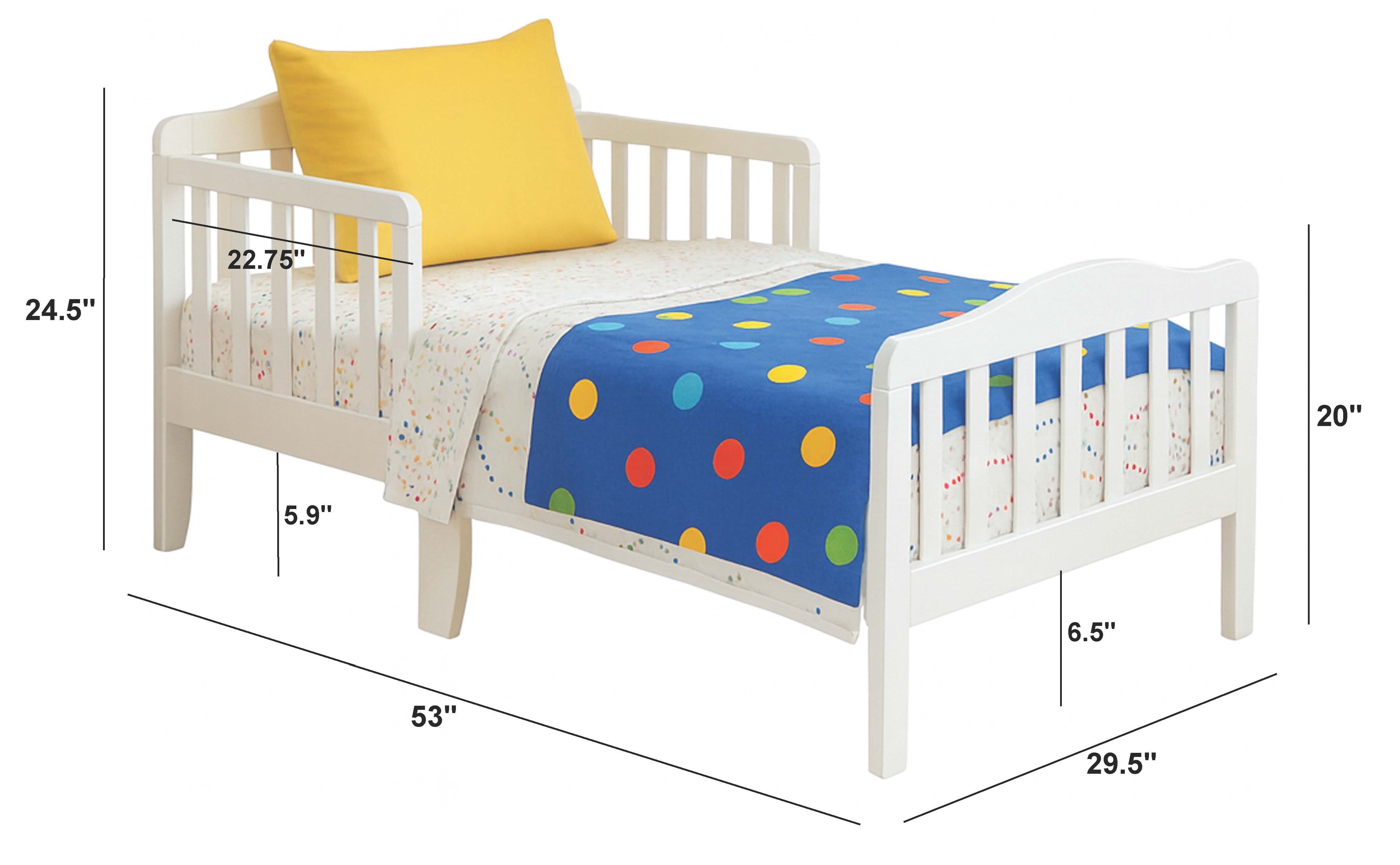 Suite Bebe Blaire Toddler Bed, White Finish