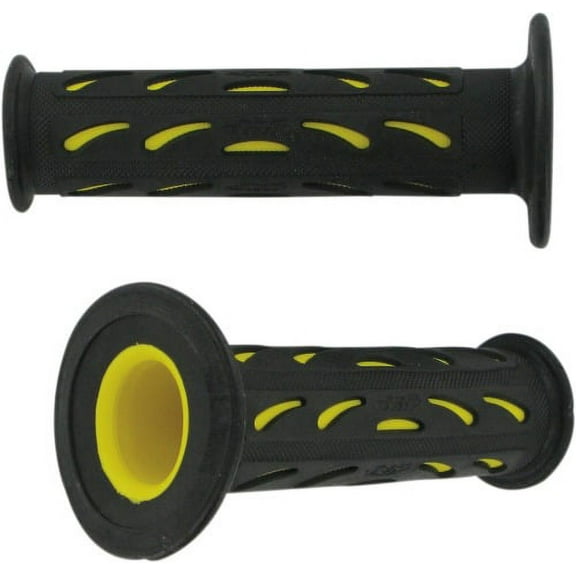 Pro Grip Model 724 Dual Density Yellow/Black Sportbike Grips (PA0724OEGI02)