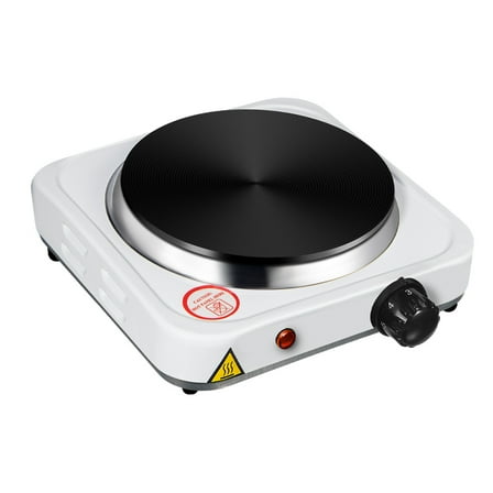 Kydely Portable Hot Plate Burner, Single Electric Cooktop with Temperature Adjustment