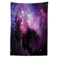 thumbnail image 3 of Ambesonne Space Tablecloth Rectangular Table Cover, Nebula Cosmos Image, 60"x90", Purple Blue, 3 of 4