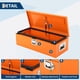 thumbnail image 5 of Yeshouse Caja de herramientas de acero resistente para camioneta, con placa de diamante, recubrimiento en polvo, asa lateral y cerradura, organizador duradero ideal para camioneta, RV y remolque, 5 of 9