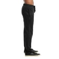 thumbnail image 3 of Sweatpants - Men's Active Stretch Open Bottom Terry Sweatpants with Pockets XL, Black, 3 of 3