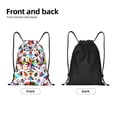 thumbnail image 5 of Bingfone Mexican Bright Style Drawstrings Backpacks Bags For Men Women Gym Drawstrings Bag, 5 of 9