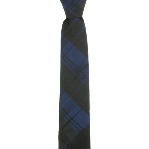 Ryan Seacrest Distinction Men's Navy Plaid Tie