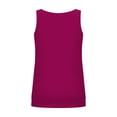 thumbnail image 5 of Jinhomg Womens V Neck Tank Top Summer Tops for Women Loose Fit Sleeveless Pleated Blouses Trendy Casual Tunic Shirts Watermelon Red XXXL, 5 of 6