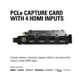 thumbnail image 2 of Elgato Cam Link Pro, Internal Camera Capture Card with 4 HDMI inputs, Stream and Record 1080p60 or 4K30 for Video Conferencing, Teaching, Streaming, Broadcasting on OBS, Zoom, Teams with Multicam, PC, 2 of 7