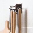 thumbnail image 3 of Inteprter Load-Bearing Seamless Adhesive Hook Wear-resistant Waterproof Strong Stick Wall Kitchen Hooks Pothook Adjustable Rotatable Juegos de accesorios de baño No.2, 3 of 6