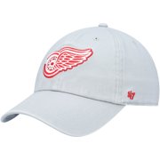 Men's '47 Gray Detroit Red Wings Team Clean Up Adjustable Hat