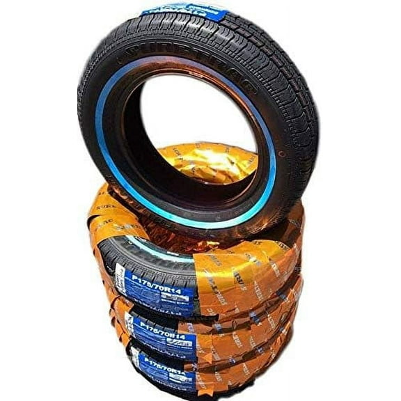 Four (4) New SURETRAC WHITE WALL TIRE POWER TOURING 175/70R14 1757014 Fits: 1991-99 Saturn SL1 Base, 1988-91 Honda Civic RT 4WD