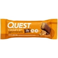 thumbnail image 3 of Quest Crispy Protein Bar, Chocolate Peanut Butter, 18g Protein, Gluten Free, 4 Count, 3 of 9