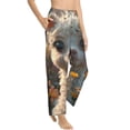 thumbnail image 2 of Daiia Adorable Llama In Flowers Women's Sleep Pant with Pockets and Drawstring,Pajama Pants-XX-Large, 2 of 9